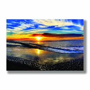 Placa Decorativa Coleção Mar Pôr Do Sol Na Praia Placa Decorativa Coleção Mar Pôr Do Sol Na Praia