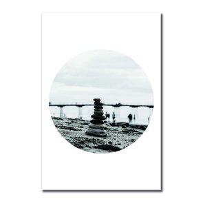 Placa Decorativa Coleção Mar Torre De Pedras Placa Decorativa Coleção Mar Torre De Pedras