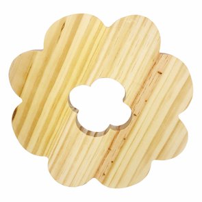 Tábua de Pinus Decorativa Descanso De Panela Flor Tábua de Pinus Decorativa Descanso De Panela Flor