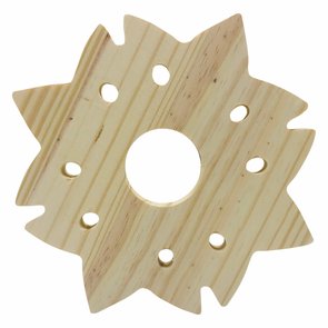 Tábua de Pinus Decorativa Descanso De Panela Floral Tábua de Pinus Decorativa Descanso De Panela Floral