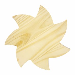 Tábua de Pinus Decorativa Descanso De Panela Sol Tábua de Pinus Decorativa Descanso De Panela Sol