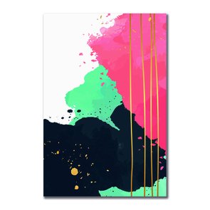 Placa Decorativa Geométrico Detalhe Preto Placa Decorativa Geométrico Detalhe Preto