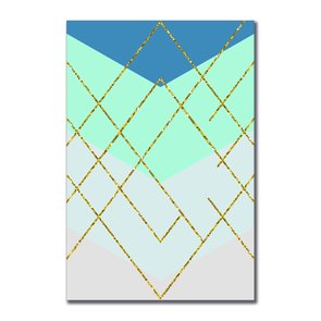 Placa Decorativa Geométrico Dourado Com Brilho Placa Decorativa Geométrico Dourado Com Brilho