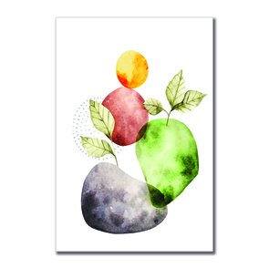 Placa Decorativa Geométrico Folhas Na Pedra Placa Decorativa Geométrico Folhas Na Pedra