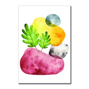 Placa Decorativa Geométrico Pedra Amarela Placa Decorativa Geométrico Pedra Amarela