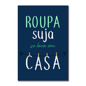 Placa Decorativa Lavanderia Roupa Suja Se Lava Em Casa Placa Decorativa Lavanderia Roupa Suja Se Lava Em Casa