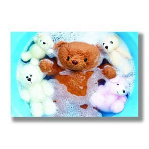 Placa Decorativa Lavanderia Urso De Pelúcia Placa Decorativa Lavanderia Urso De Pelúcia