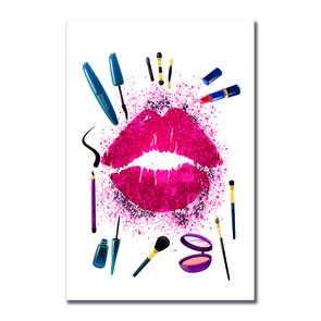 Placa Decorativa Maquiagens Placa Decorativa Maquiagens