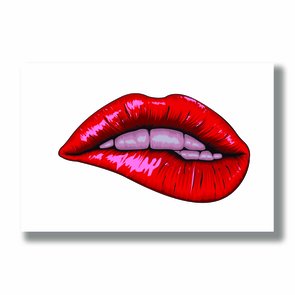 Placa Decorativa Mordendo A Boca Placa Decorativa Mordendo A Boca