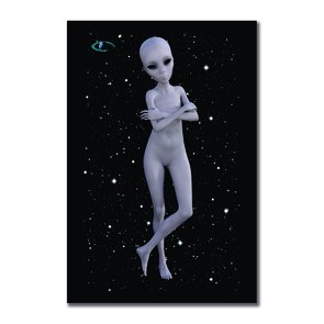 Placa Decorativa Nerd Geek Games Extraterrestre Placa Decorativa Nerd Geek Games Extraterrestre