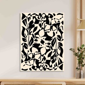 Placa Decorativa Padrão Abstrato Estilo Japandi Placa Decorativa Padrão Abstrato Estilo Japandi