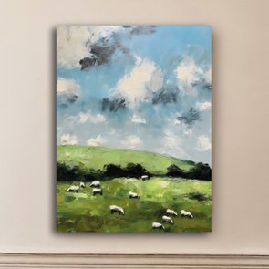 Placa Decorativa Pastagens Com Animais Farmhouse Vintage Placa Decorativa Pastagens Com Animais Farmhouse Vintage