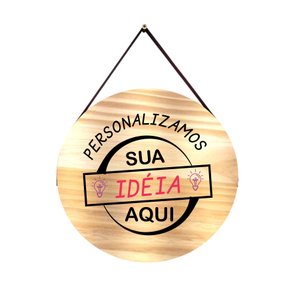 Placa Decorativa Personalizada em Madeira de Pinus para Porta e Parede com Gravação a Laser ou Impressão UV Placa Decorativa Personalizada em Madeira de Pinus para Porta e Parede com Gravação a Laser ou Impressão UV