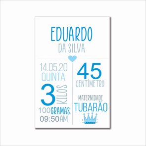 Placa Decorativa Personalizada Infantil de Maternidade Placa Decorativa Personalizada Infantil de Maternidade