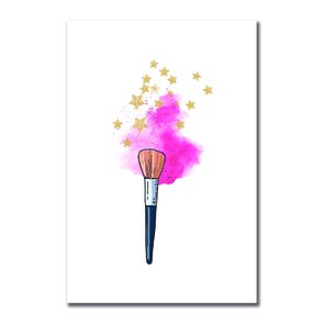 Placa Decorativa Pincel Em Desenho Placa Decorativa Pincel Em Desenho