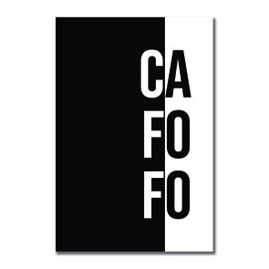 Placa Decorativa Preto e Branco Cafofo Placa Decorativa Preto e Branco Cafofo