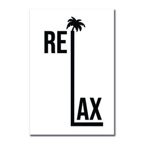 Placa Decorativa Relax Placa Decorativa Relax