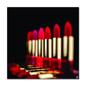 Placa Decorativa Salão De Beleza Batons Vermelho Placa Decorativa Salão De Beleza Batons Vermelho