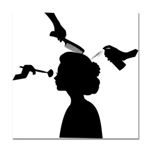 Placa Decorativa Salão De Beleza Mulher Se Arrumando Placa Decorativa Salão De Beleza Mulher Se Arrumando