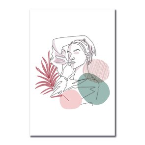 Placa Decorativa Silhueta Braço Sobre A Cabeça Placa Decorativa Silhueta Braço Sobre A Cabeça