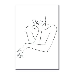 Placa Decorativa Silhueta Mulher Pensativa Placa Decorativa Silhueta Mulher Pensativa