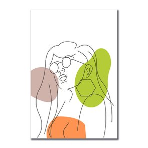 Placa Decorativa Silhueta Óculos Placa Decorativa Silhueta Óculos