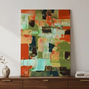 Placa Decorativa Textura Pincelada Estilo Modern Heritage