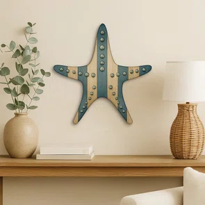 Placa Decorativa Estrela do Mar em MDF 3mm Estilo Náutico e Praia
