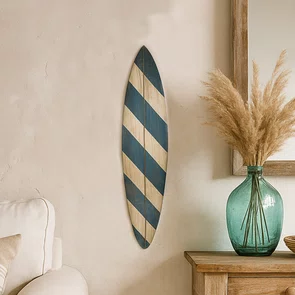 Placa Decorativa Prancha de Surf em MDF 3mm Estilo Náutico e Praia