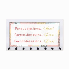 Porta Chaves Para os dias bons... Deus! Porta Chaves Para os dias bons... Deus!