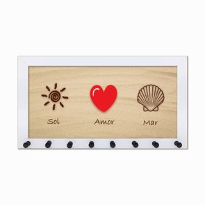 Porta Chaves Sol Amor Mar Porta Chaves Sol Amor Mar