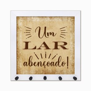 Porta Chaves Um lar abençoado Porta Chaves Um lar abençoado