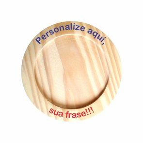 Porta Copos Personalizado em Madeira de Pinus com Gravação a Laser ou Impressão UV Porta Copos Personalizado em Madeira de Pinus com Gravação a Laser ou Impressão UV