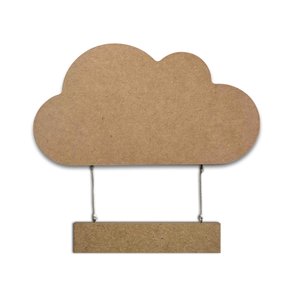 Porta Maternidade Para Quarto Infantil Em Mdf Nuvem Com Plaquinha Porta Maternidade Para Quarto Infantil Em Mdf Nuvem Com Plaquinha