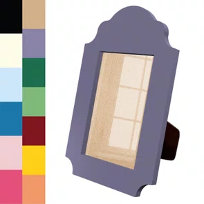 Porta Retrato Com Moldura Provençal Com Suporte em MDF e Acetato