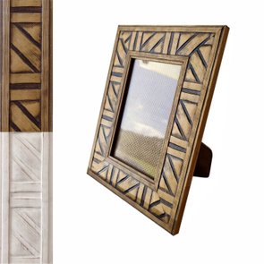 Porta Retrato de Moldura em Madeira Natural com Gravação e Acetato Mais Fundo com Suporte - 4,5x1,2 Porta Retrato de Moldura em Madeira Natural com Gravação e Acetato Mais Fundo com Suporte - 4,5x1,2