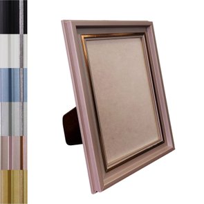 Porta Retrato de Moldura Micro Metalizada e PVC Antirreflexo Mais Fundo com Suporte - 3,4x2,1 Porta Retrato de Moldura Micro Metalizada e PVC Antirreflexo Mais Fundo com Suporte - 3,4x2,1