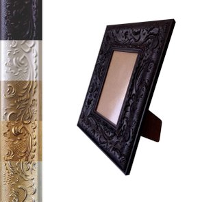 Porta Retrato de Moldura Provençal com Gravação e PVC Mais Fundo com Suporte - 6x1,5 Porta Retrato de Moldura Provençal com Gravação e PVC Mais Fundo com Suporte - 6x1,5