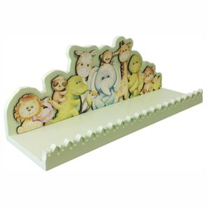 Prateleira para Quarto Infantil Decorativa de Parede Tema Animais Fofinhos - 40x11,8x14,8cm Prateleira para Quarto Infantil Decorativa de Parede Tema Animais Fofinhos - 40x11,8x14,8cm