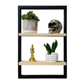 Prateleira Quadro Nicho Flutuante Decorativa de Parede - 40x60cm Prateleira Quadro Nicho Flutuante Decorativa de Parede - 40x60cm