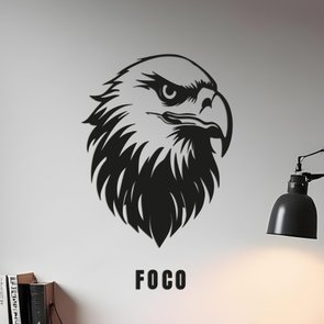 Quadro De Parede 3D Foco Águia Mdf 3mm Quadro De Parede 3D Foco Águia Mdf 3mm