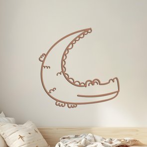 Aplique De Parede 3D Infantil Animais Jacaré Mdf 3mm Aplique De Parede 3D Infantil Animais Jacaré Mdf 3mm