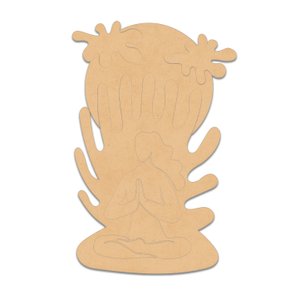 Quadro Para Colorir De Parede 3D Meditação Estilo Matisse Em Mdf Cru Quadro Para Colorir De Parede 3D Meditação Estilo Matisse Em Mdf Cru