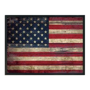 Quadro Decorativo Bandeira dos Estados Unidos Vintage Quadro Decorativo Bandeira dos Estados Unidos Vintage