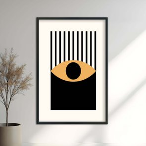 Quadro Decorativo Bauhaus Olho Quadro Decorativo Bauhaus Olho