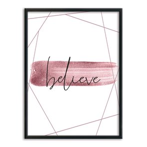 Quadro Decorativo Believe Quadro Decorativo Believe