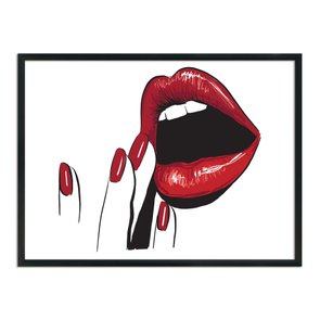 Quadro Decorativo Boca Quadro Decorativo Boca