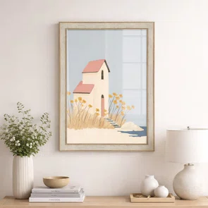 Quadro Decorativo Casa de Verão Estilo Modern Heritage