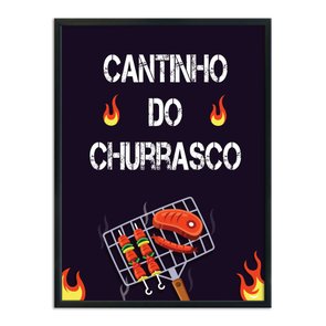 Quadro Decorativo Churrasqueira Cantinho do Churrasco Quadro Decorativo Churrasqueira Cantinho do Churrasco