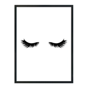 Quadro Decorativo Cílios Quadro Decorativo Cílios